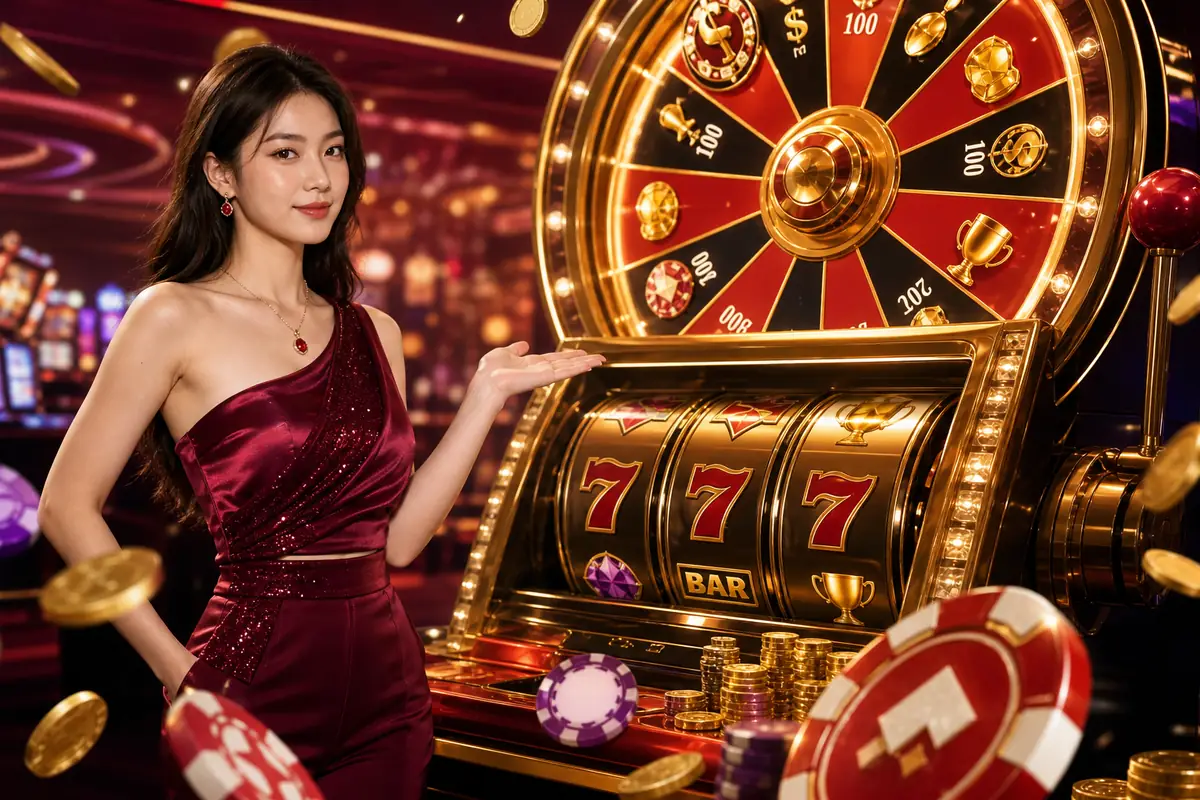 mahkota8 Casino dealer nyata meja baccarat